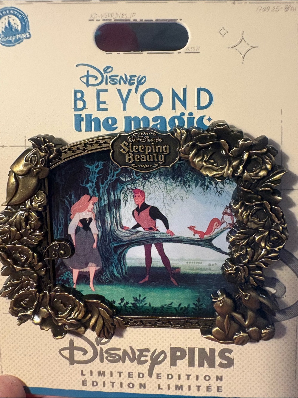 Disney D23 Expo 2026 Beyond Magic Briar Rose Prince Phillip Film Frame LE Pin